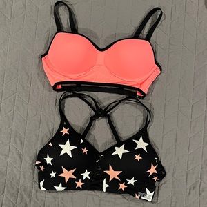 Set of TWO Victoria Secret PINK bralettes
